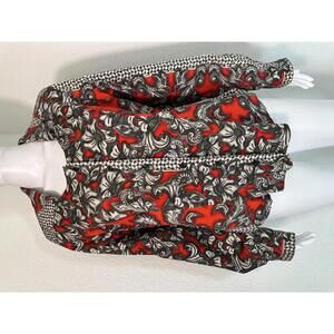 VTG 1990s Women’s Sz 9/10 Rockies Western Floral Button Up Shirt Rodeo Cowgirl